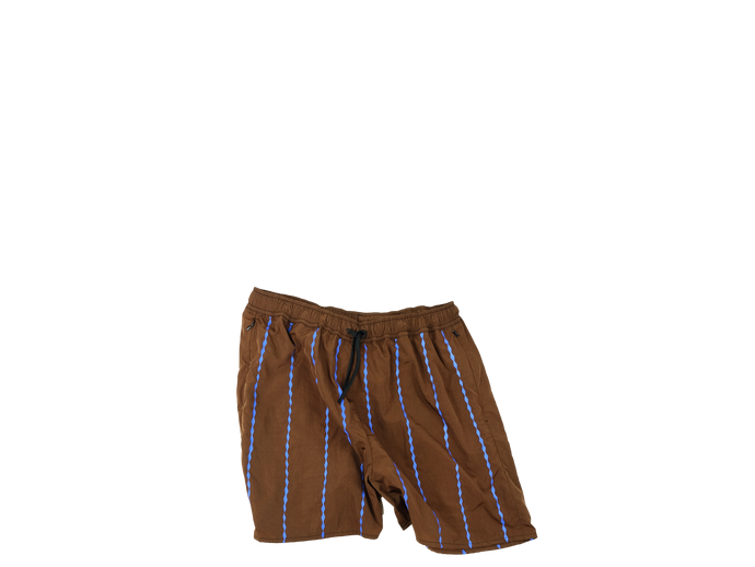 Nylon Running Shorts Brown